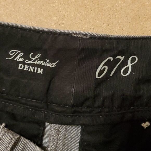 The Limited gray wide leg jeans size 2 - Picture 6 of 11